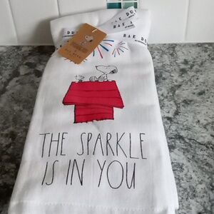 Rae Dunn Peanuts Patriotic Towel Set 🇺🇸🇺🇸🇺🇸🇺🇸🎆🎆🎇🎇